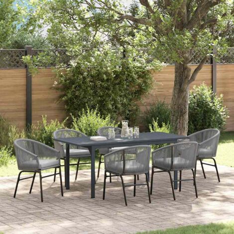 Gartenmöbel vidaxl garden dining set ausziehbarer Tisch pflegeleicht