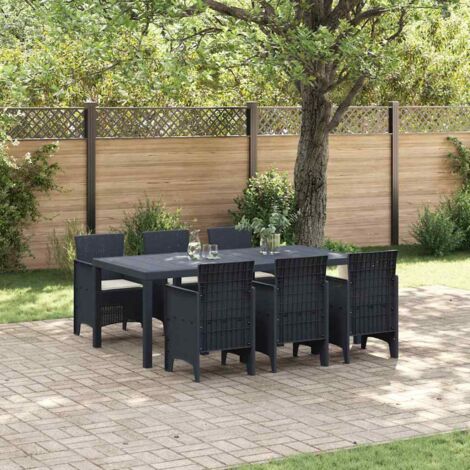 Gartenmöbel vidaxl garden dining set 6 Sitzplätze 200x100 cm