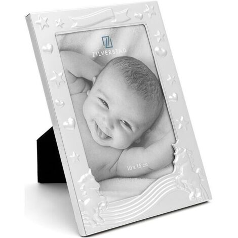 Silberner Rahmen für ein Geschenk für ein Kind 10×15 cm Einhorn Größe: 10x15 cm Artikelnummer: ZV6915231