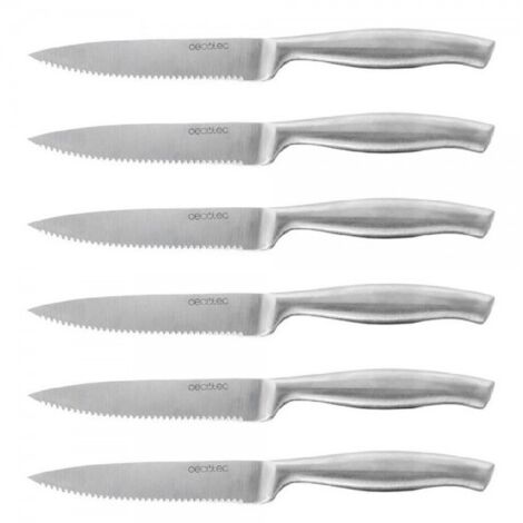 Professionelles 6-Messer-Set für Fleisch mit 2 mm breit Klinge.