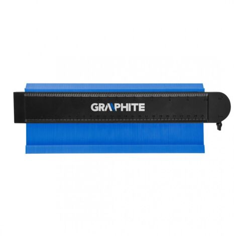 Formschablone graphite 55h226 metrische Skala magnetisch (1/5)