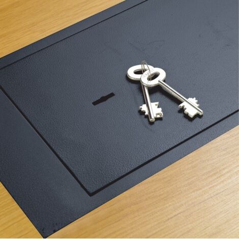 Value Safe Bodentresor - Schwarz - Key Only - 4,3 l