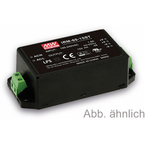 MEAN WELL AC/DC-Printnetzteil IRM-60-24ST, 24 V-/2,5 A, 60 W (1/3)