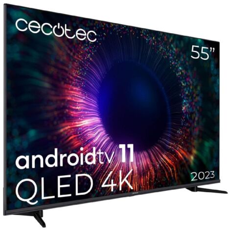 Cecotec QLED TV 75" Smart TV V3+ Serie VQU30075+, 4K UHD, Android Tv11, rahmenlos, Assistant de Voice Google und Chromecast, Dolby Vision &amp Atmos, HDR10, HBBTV, 2023. (1/5)