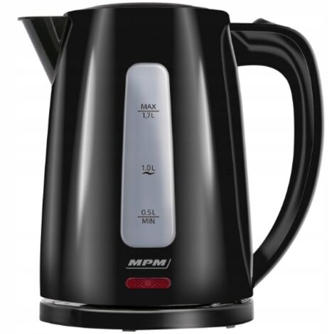 Mpm Wasserkocher MCZ-112 Schwarz Edelstahl 2200 W 1,7 L (1/5)