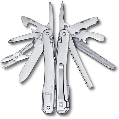 Victorinox Swiss Tool Spirit MX Clip 3.0224.MKB1 Multitool Anzahl Funktionen 24 Silber (1/2)