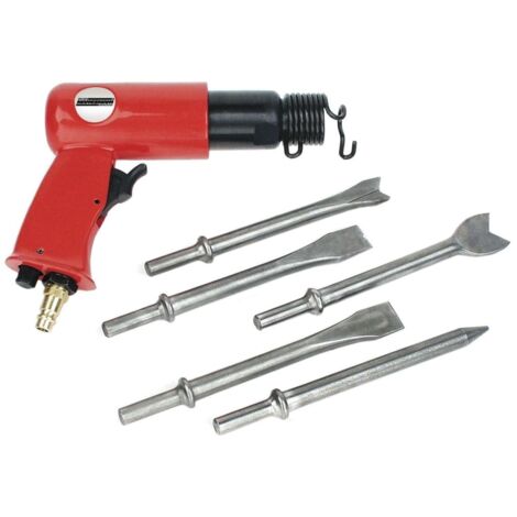 Brüder Mannesmann Druckluft-Meißelhammer Set 3000 U/min 1513 (1/2)