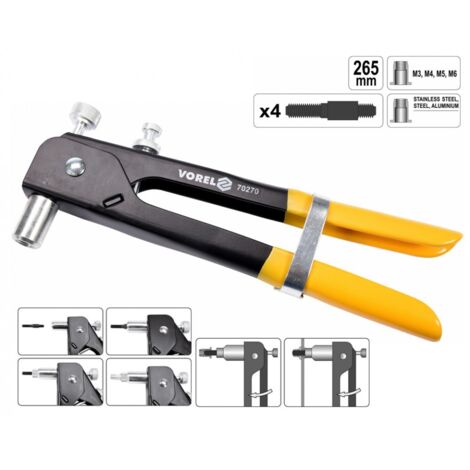 Handnietzange Vorel 70270 ergonomisches Design M3-M6 (1/5)
