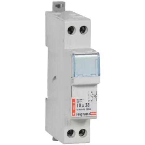 Legrand Leitungsschutzschalter 005818 500 V 10x38 mm Sicherung (1/2)
