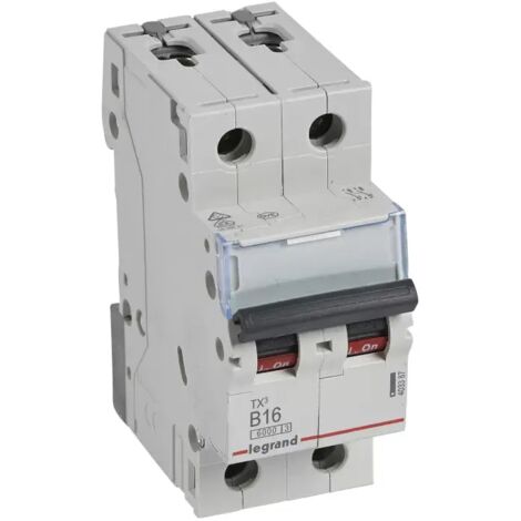 Legrand Leitungsschutzschalter tx3 b16a 16A 6kA 2-polig (1/2)