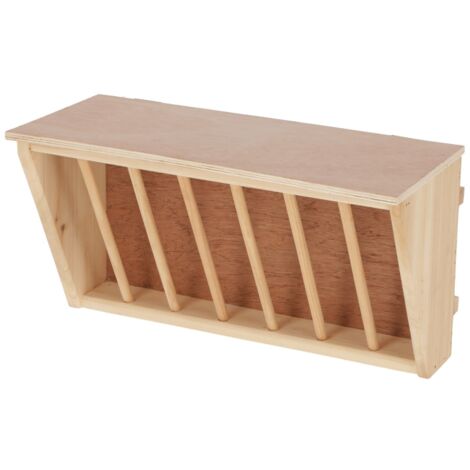 Kerbl Heuraufe mit Sitzbrett 37 x 17 x 20 cm-KER81799 (1/4)