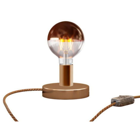 Lampe creative-cables posaluce half cup dimmbar 77W kupfer (1/5)