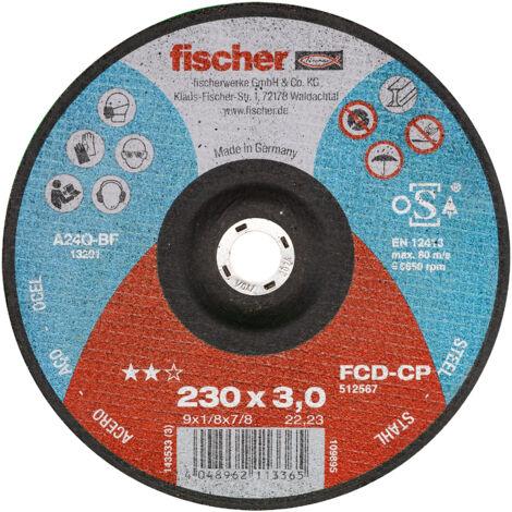 Trennscheibe fischer fcd-cp extra dünn eisenfrei 230 mm (1/5)