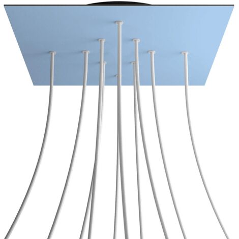 Leuchte creative-cables rose-one square mehrere Aufhängungen 45 cm (1/5)