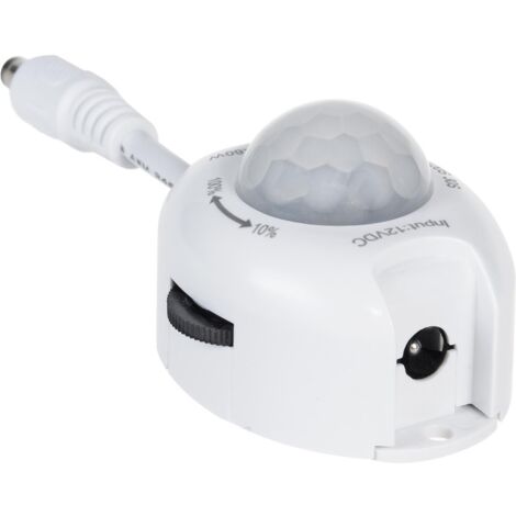 Maclean MCE242 - Infrarot-Bewegungsmelder, automatischer Lichtschalter für LED-Streifen, max. Erfassungsbereich 60 W 120° bis zu 10 m (1/4)