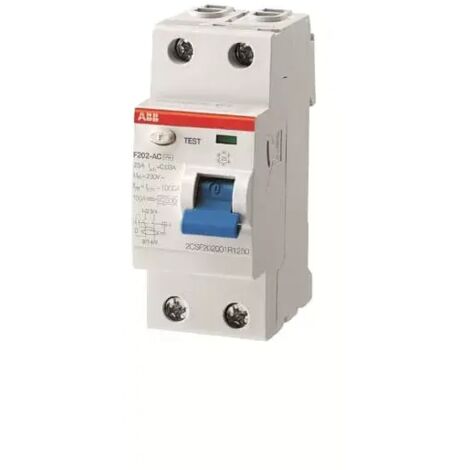 Disjoncteur à courant résiduel ABB F202AS-40/0,1 40A 100mA (1/2)