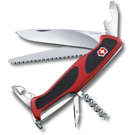 VICTORINOX - Taschenmesser groß, 12 Funktionen, rot 0.9563.C (1/3)