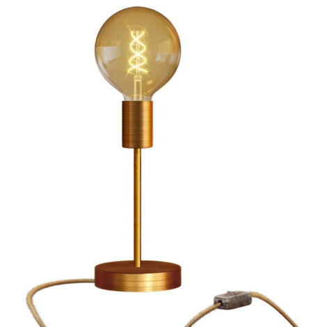 Lampe creative-cables alzaluce globo dimmbar Metall Kupfer (1/5)