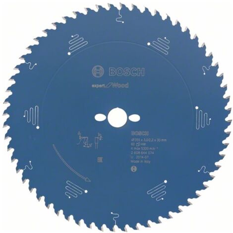 Bosch Kreissägeblatt Expert for Wood 355 x 30 x 3,0 mm, 60 (1/10)