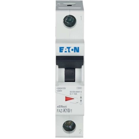 Leistungsschalter Eaton faz-k10/1 10 A 15 kA (1/5)