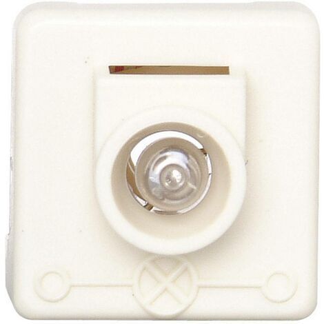 Kopp 325900005 Feuchtraum-Schalterprogramm Einsatz Glimmlampe BlueElectric Weiß X919641 (1/3)