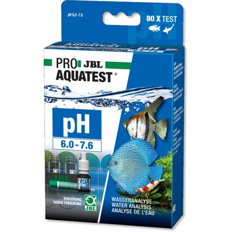 JBL PROAQUATEST pH Wassertest Süßwasser Aquarien Bereich 6,0-7,6 (1/5)