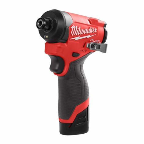 1/4" Schlagschrauber M12 FUEL mit 2x 2Ah Akkus, Ladegerät, in HD Box - Milwaukee M12 FID2-202X (1/5)