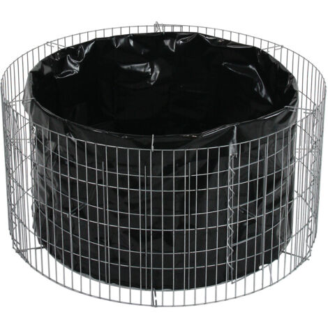 Hochbeet bellissa basic round verzinkt 81 cm x 40 cm (1/4)