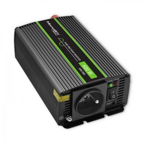 Wechselrichter Qoltec Monolith 300 Leistung 24V Eingang (1/3)