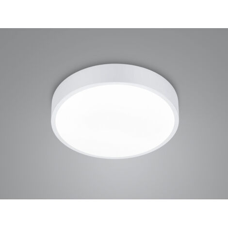 LED Deckenleuchte WACO in Weiß matt extern dimmbar flach, Ø 31cm (1/5)