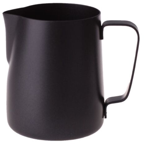 Rhinowares Milchaufschäumer schwarz 360 ml Edelstahl (1/3)