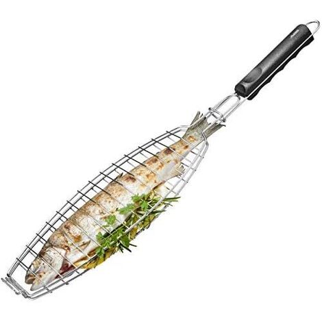 GEFU BBQ Fischkasserolle, Edelstahl, mehrfarbig (1/2)