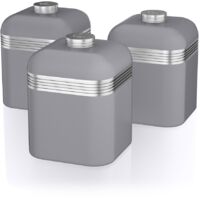 SWAN 3ER-SET RETRO-BEHÄLTER SWKA1020GRN