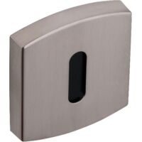 Rosettenpaar 6425 Muze BEZAULT - Platine in Edelstahloptik - Schlüssel L - 865926