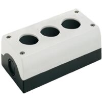 Eaton M22-I3 216538 Aufbaugehäuse 3 Einbaustellen, für Bodenbefestigung (Ø x H) 22 mm x 80 mm Anthr