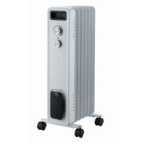 DEDRA Ölradiator 1500W - 7 Lamellen, stufenlose Regelung