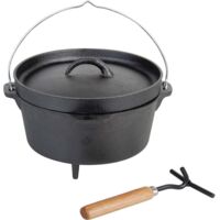 Esschert Design Schmortopf 3,7 L Schwarz FF117