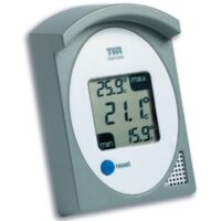 TFA Dostmann Digitalthermometer Grau Max-Min-Funktion