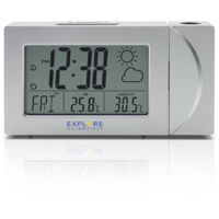 Explore Scientific RPW3008 Digitaler Wecker Silber
