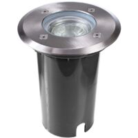 Deko-Light Bodeneinbaustrahler Aton in Schwarz GU10 IP67 rund
