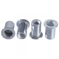 Topex Aluminium Nietmuttern M4 - 20 Stück, solide Verbindung