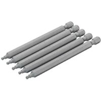 Bahco 1/4 Standard Schraubendreher Bits für 6 mm Sechskantschrauben mit Kugelkopf 89 mm - 2 Stk. pro Blisterpackung