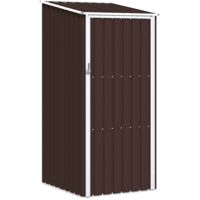 vidaXL Gartenhaus Braun 87x98x159 cm Verzinkter Stahl