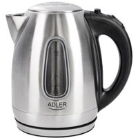 Adler AD1223 Edelstahl-Wasserkocher, 2000W, 1,7 Liter, BPA-frei