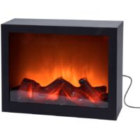 Elektrischer Kamin LED Weihnachtsdeko 29 x 23 cm - Home Styling Collection