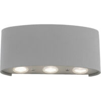 PAUL NEUHAUS LED-Wandleuchte 9488-21 silber, 4,8 W, 720 lm, 3000 K, IP54