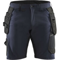 Arbeitsshorts aus elastischem 4D-Handwerkstoff 1520 – Dunkelmarine/Schwarz XS – FR(38) – SE(C44) – Standards