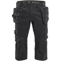 Arbeits-Pantacourt Stretch 2D 1754 – Schwarz 2XL – FR(52) – SE(C58) – Standards