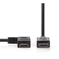 High speed hdmi kabel med ethernet hooked hdmi connector hdmi kontakt 4k30hz 102 gbps 150 m rund pvc svart kuvert