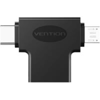 USB-Adapter - USB 3.0 auf USB-C und Micro USB - Schwarz